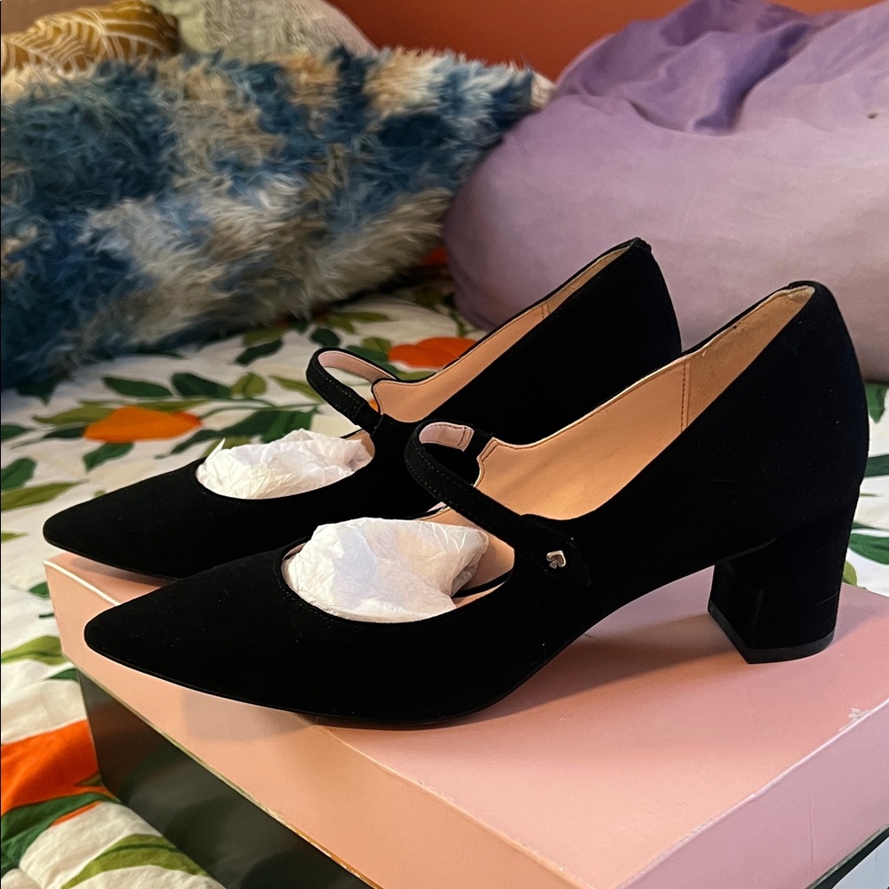 Kate Spade Black Malia Heels